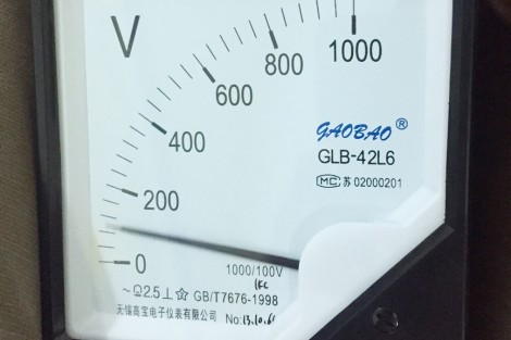 Đồng hồ 1000/100VAC